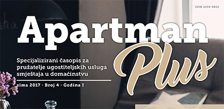 Apartman Plus - Specijalizirani časopis za pružatelje ugostiteljskih usluga smještaja u domaćinstvu - Broj 4